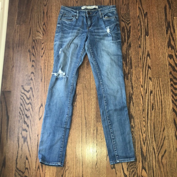 Charlotte Russe Denim - Distressed Skinny Jeans